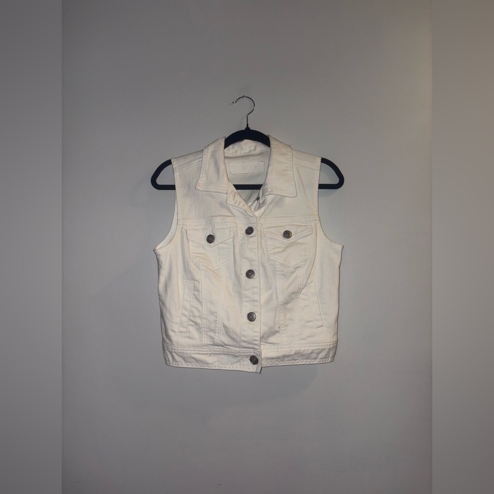 Maurice’s | White Denim Vest